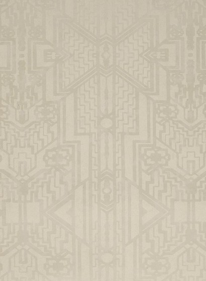 Ralph Lauren Wallpaper Brandt Geometric Pearl metallic