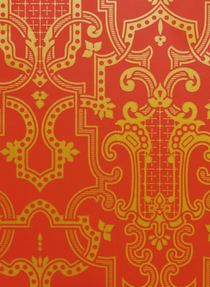 Isidore Leroy Carta da parati Theodore - Rouge doré