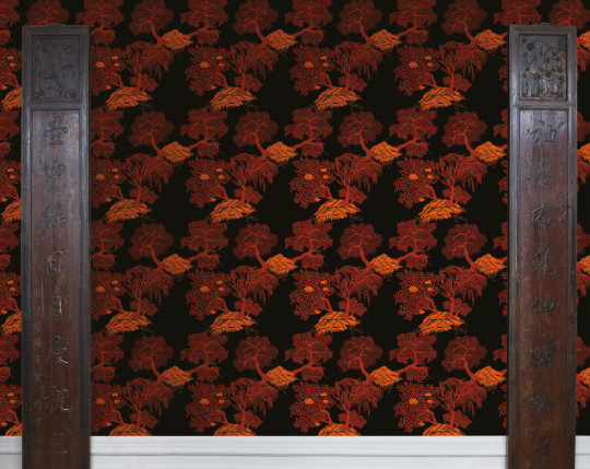 Isidore Leroy Wallpaper Jardin d'Asie