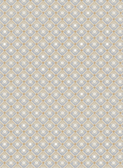 Geometrische Tapete Geo von Isidore Leroy - Caramel
