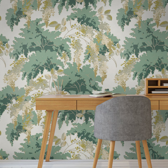Isidore Leroy Wallpaper Frondaisons