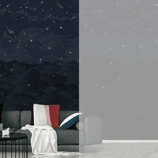 Wandbild Cosmos Nuit von Isidore Leroy - Bahnen 1/2/3