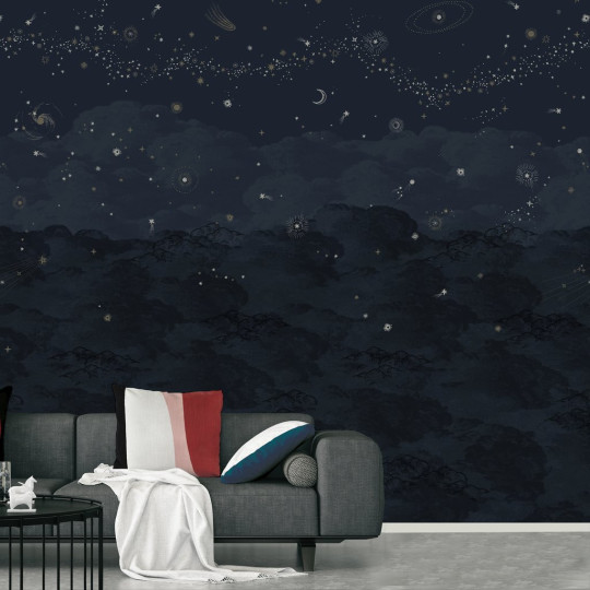Wandbild Cosmos Nuit von Isidore Leroy - Bahnen 1/2/3