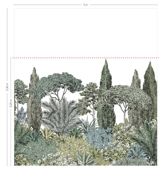 Mediterranes Wandbild Riviera Naturel von Isidore Leroy