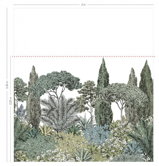 Isidore Leroy Papier peint panoramique Riviera Naturel