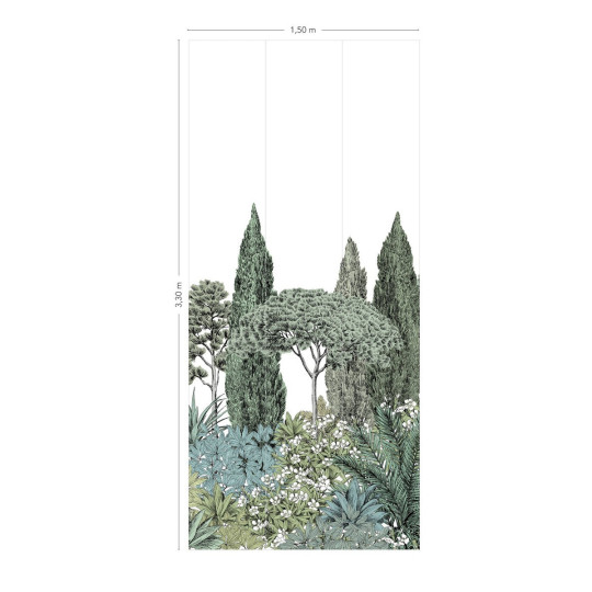 Wandbild Riviera Naturel von Isidore Leroy - Bahnen 4/5/6