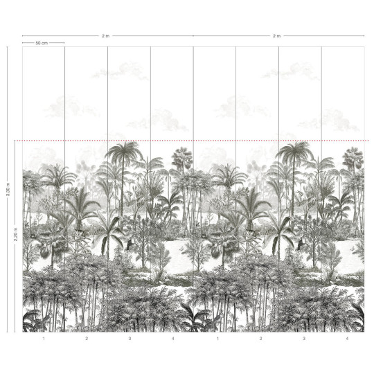 Isidore Leroy Papier peint panoramique Amazone Hoch