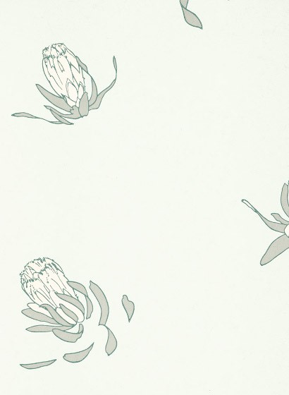 Florale Tapete Buds von Paint & Paper Library - Blue Gum