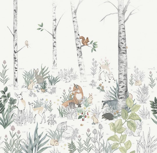 BoråsTapeter Mural Magic Forest
