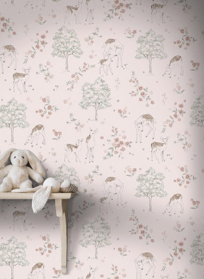 BoråsTapeter Wallpaper Deer Love