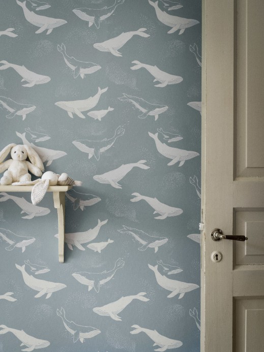 BoråsTapeter Wallpaper Whales 7453