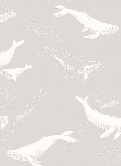 BoråsTapeter Carta da parati Whales - 7452