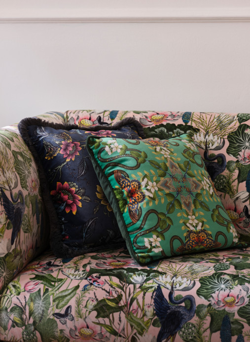 Clarke & Clarke Stoff Emerald Forest - Jacquard - Teal