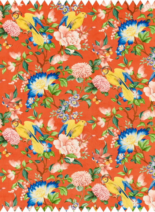 Clarke & Clarke Fabric Golden Parrot
