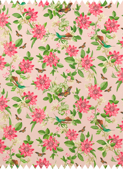 Clarke & Clarke Stoff Pink Lotus - Velvet - Blush