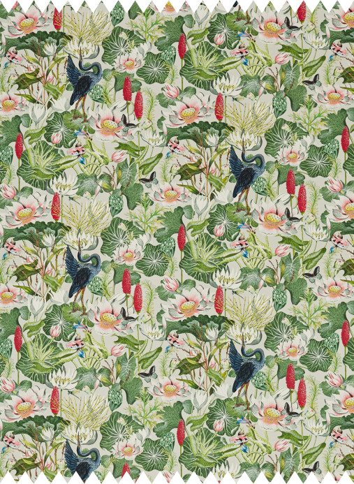 Clarke & Clarke Fabric Waterlily