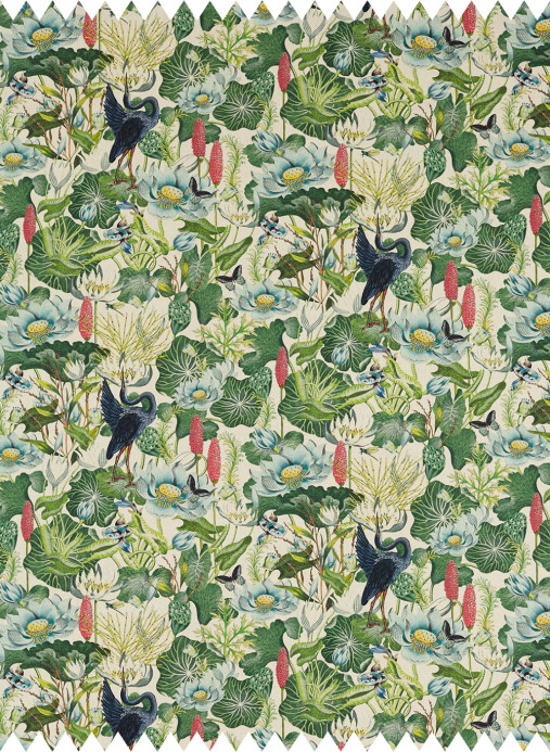 Clarke & Clarke Fabric Waterlily