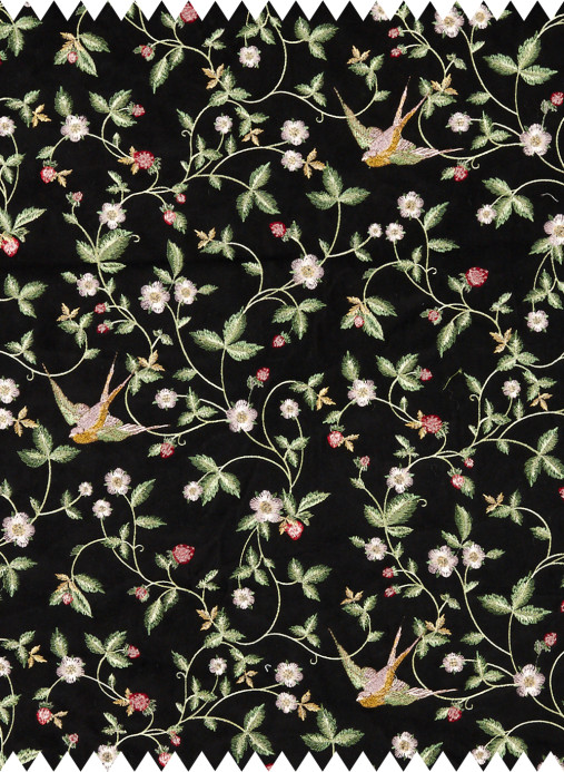 Clarke & Clarke Fabric Wild Strawberry