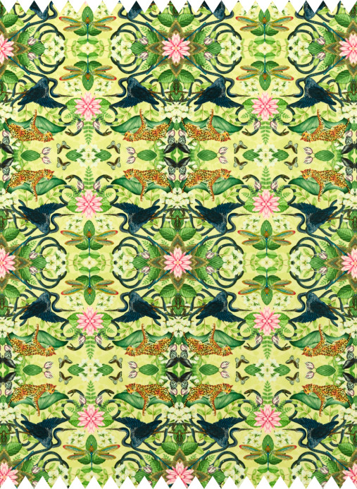 Clarke & Clarke Fabric Wonderlust Tea Story