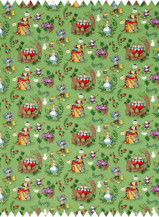 Sanderson Fabric Alice in Wonderland
