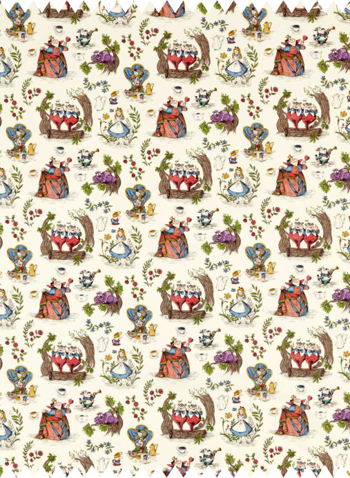 Sanderson Fabric Alice in Wonderland