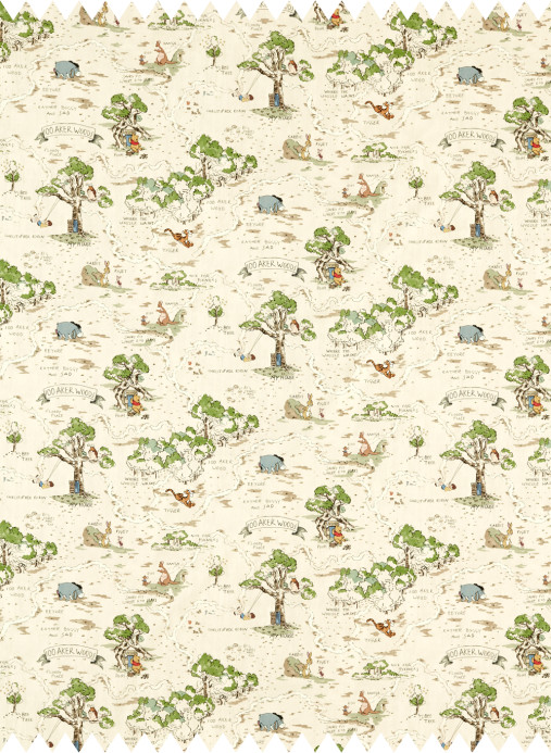 Sanderson Stoff Hundred Acre Wood - Cashew