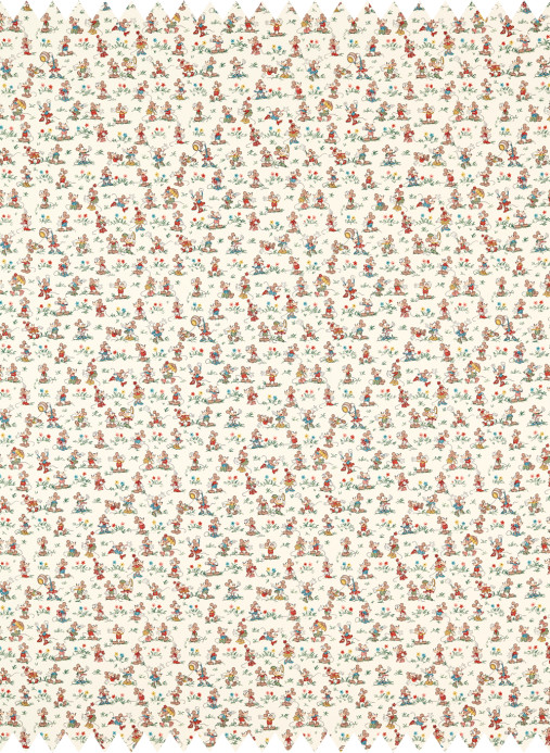Sanderson Stoff Mickey and Minnie - Allsorts