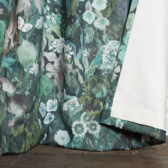 House of Hackney Stoff Floribunda Magna - Cotton Linen - Verde