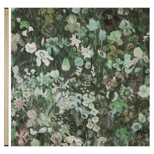 House of Hackney Stoff Floribunda Magna - Cotton Linen - Verde