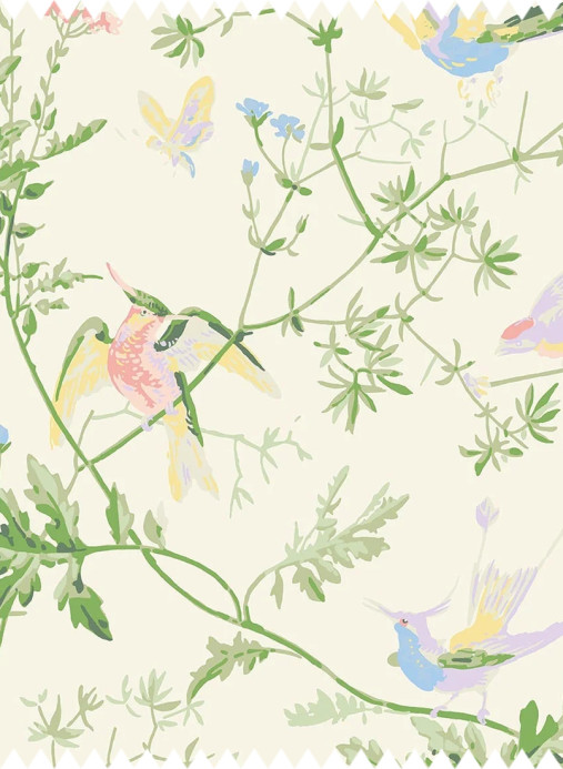 Cole & Son Stoff Hummingbirds Silk - Bright Multi