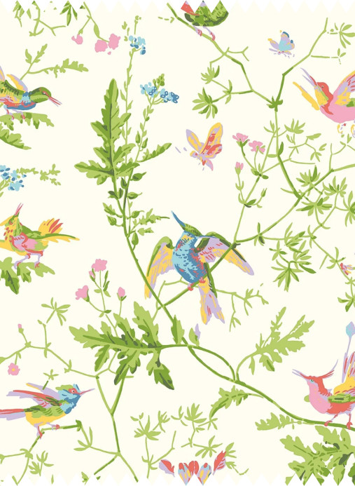 Cole & Son Tessuto Hummingbirds Silk