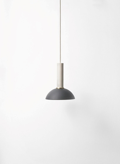 Ferm Living Sockel Pendelleuchte High - Light Grey