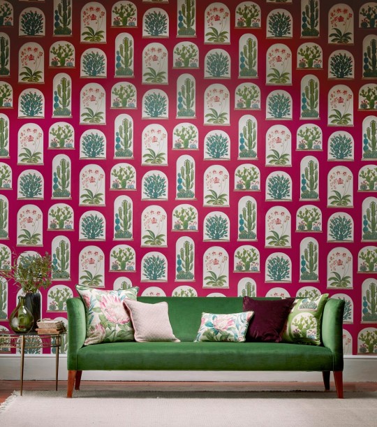 Sanderson Wallpaper Terrariums Rhodera/ Multi