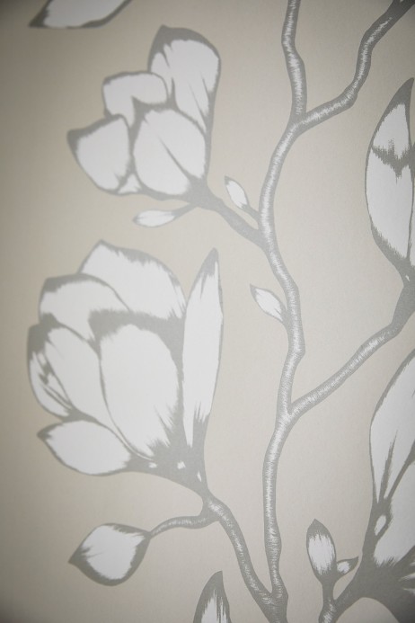 Florale Streifentapete Lustica von Harlequin - Stone