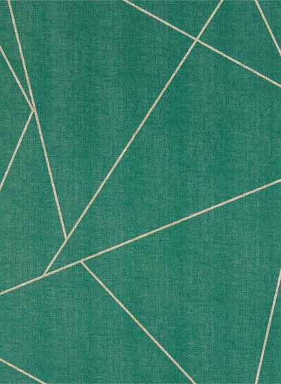 Geometrische Vinyltapete Parapet von Harlequin - Emerald