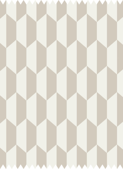 Cole & Son Stoff Tile Jacquard - Cream & Oat