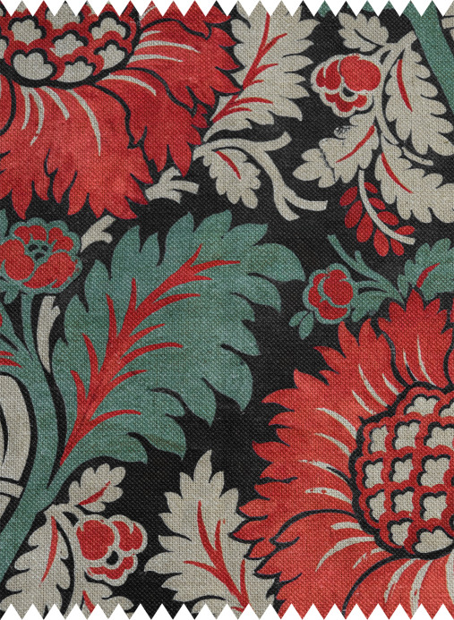 Coordonné Stoff Chinese Damask - Ruby