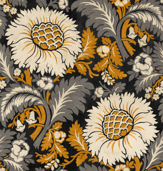 Coordonné Tessuto Chinese Damask - Papyrus