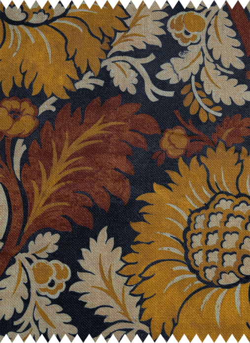 Coordonné Stoff Chinese Damask - Curry