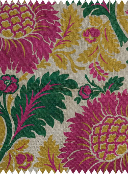 Coordonné Stoff Chinese Damask - Fuchsia