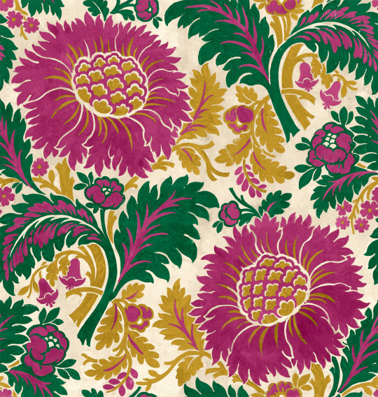 Coordonné Stoff Chinese Damask - Fuchsia