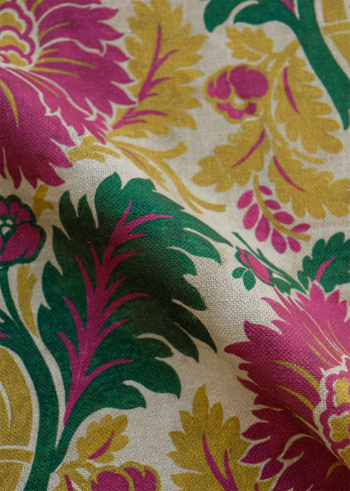 Coordonné Stoff Chinese Damask - Fuchsia