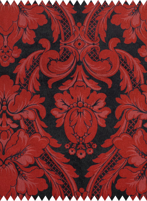 Coordonné Stoff Venetian Damask - Ruby