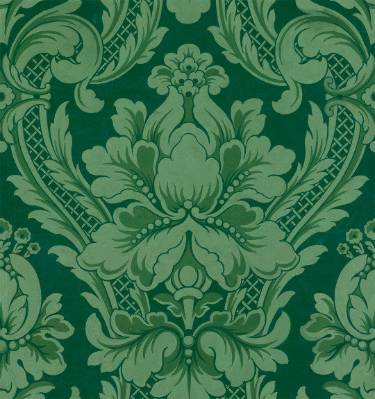 Coordonné Tissu Venetian Damask - Emerald