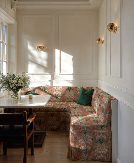 Coordonné Stoff French Damask - Coral