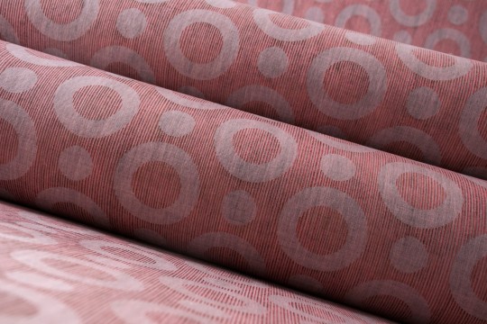 Kreis-Tapete Umbrella Squid von Moooi - Rose
