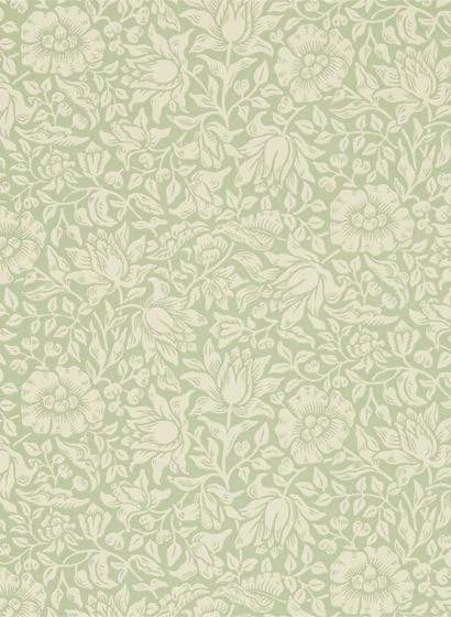 Morris & Co Wallpaper Mallow Apple Green
