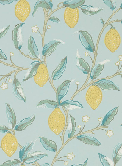 Morris & Co Wallpaper Lemon Tree Wedgwood