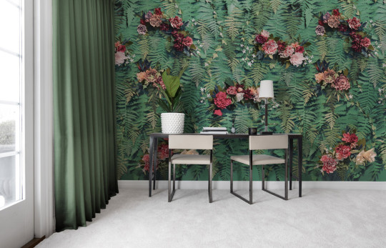 Rebel Walls Carta da parati panoramica Unfading Flowers