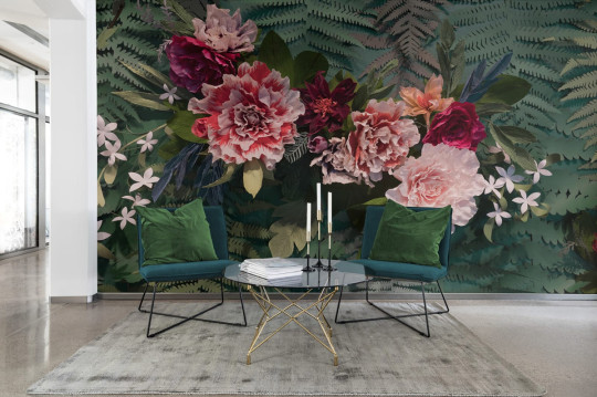 Rebel Walls Carta da parati panoramica Unfading Flowers